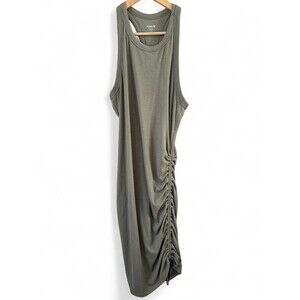 Old Navy Womens Active Ultra Lite Dress Medium Olive Green Sleeveless Athletic